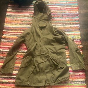 JOA Los Angeles army green xs rain coat